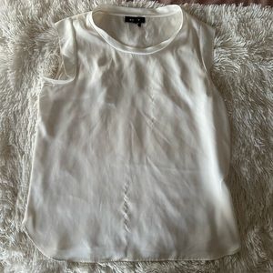 DKNY satin cap sleeve top